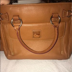 Small Dooney & Bourke Pebbled Leather Satchel